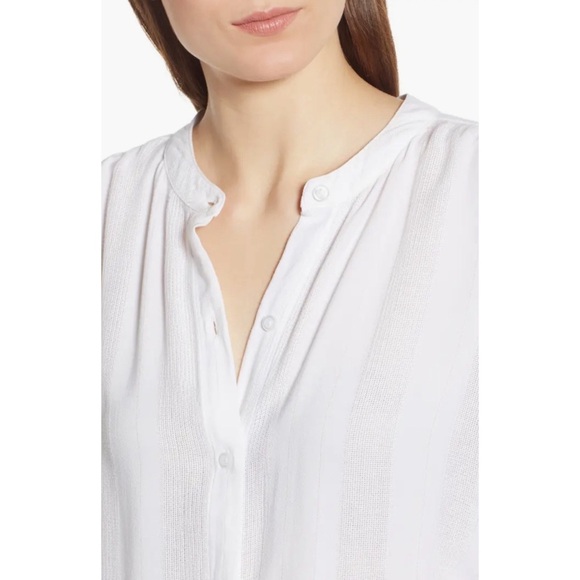 Rails • Eloise Front Button Blouse in White - Picture 3 of 8